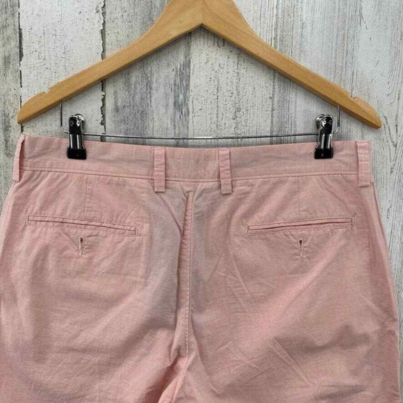 J. CREW Gramercy Shorts Mens 33 Red White‎ Stripe 100% Cotton Flat Front Pockets - Picture 6 of 9